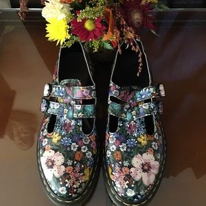 Floral Doc Martens size 9.